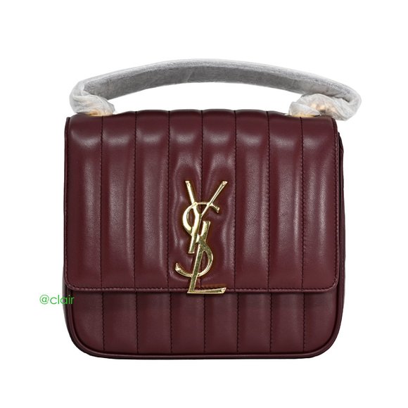 Saint Laurent Medium Vicky Matelassé Leather Bag - Picture 3 of 9